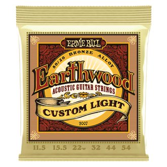 2007 Ernie Ball Earthwood Custom Light 80/20 Bronze Acoustic Guitar Strings 11.5 / 54 - struny na akustickou kytaru - 1ks