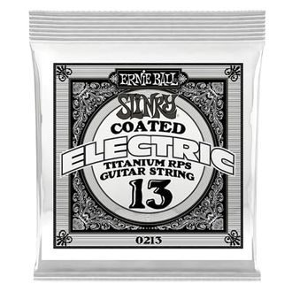 00313 Ernie Ball .013 Slinky Coated Titanium Reinforced Plain Electric Guitar Strings Single - jednotlivá struna - 1ks