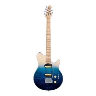 Sterling by MusicMan AX3QM-SPB Spectrum Blue - elektrická kytara - 1ks