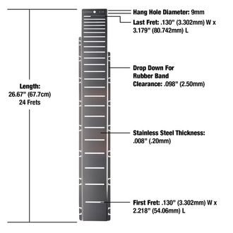 MN805 Music Nomad Fret Shield™ Fretboard Protector Guard for B-34" Bass Fret Scale - ochranný kryt hmatníku - 1ks