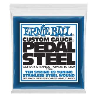 2504 Ernie Ball Pedal Steel Stainless Steel Wound 10-String E9 Tunning