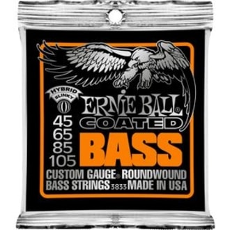 3833 Ernie Ball Coated Bass Strings - Hybrid Slinky .045 -.105 - basové struny -1ks