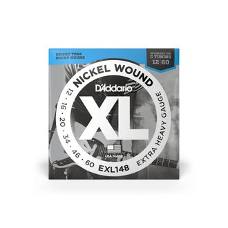 D'Addario EXL148 Nickel Wound Electric - Extra Heavy - .012 - .060 - struny na elektrickou kytaru - 1ks