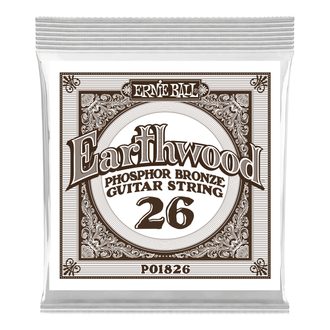 1826 Ernie Ball  .026 SLINKY ACOUSTIC PHOSPHOR BRONZE - jednotlivá struna na akustickou kytaru - 1ks