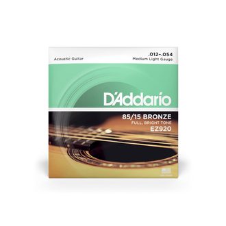 D'Addario EZ920 - 85/15 Bronze - Medium Light - 12 - 54 - struny na akustickou kytaru - 1ks