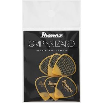 Ibanez Grip Wizard Series Sand Grip Flat Picks - Hard - 6 pcs - kytarové trsátka - 6ks