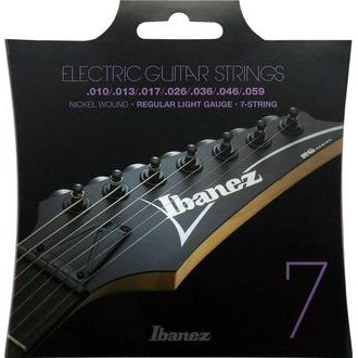 Ibanez - IEGS71 - Regular Light - .010-.059 - struny na 7-strunnou kytaru - 1ks