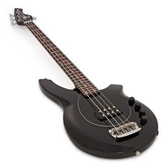 MusicMan Bongo 4 Humbucker - Black - černý pickguard - basová kytara