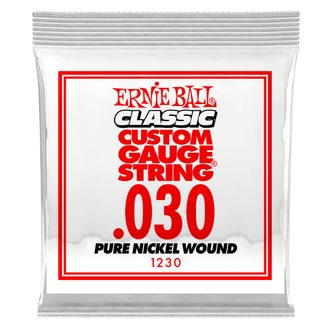 1230 Ernie Ball .030 Classic Pure Nickel Wound Electric Guitar Strings Single - jednotlivá struna - 1ks