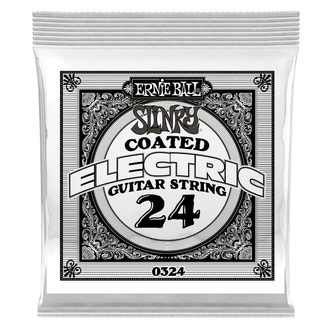 0324 Ernie Ball .024 COATED WOUND NICKEL -" potažená " jednotlivá struna na elektrickou kytaru - 1ks