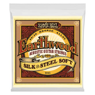 2045 Ernie Ball Earthwood Silk & Steel Soft .011 - .052 Acoustic 80/20 Bronze - struny na akustickou kytaru - 1ks