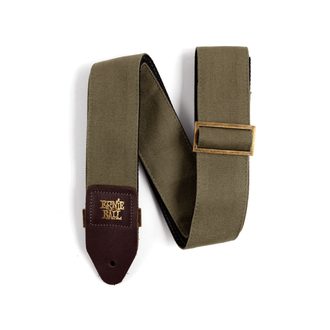 4673 Ernie Ball Olive Canvas Strap - kytarový popruh - 1ks
