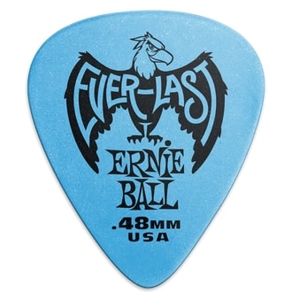 9181 Ernie Ball Everlast Picks Blue .48mm - kytarová trsátka 1ks