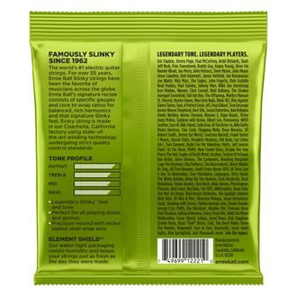 2221 Ernie Ball  Regular Slinky Nickel Wound Electric Guitar Strings .010 - .046 - struny na elektrickou kytaru - 1ks