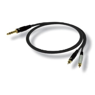 Bespeco EAYSRM150 - 1x Jack TRS 6.3 mm - 2x RCA Cinch