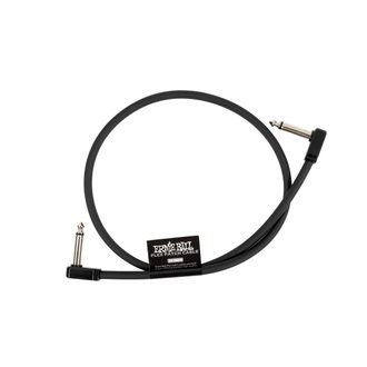 6442 Ernie Ball Flex Patch Cable 24" Black Single - propojovací kabel - 60.96cm - 1ks