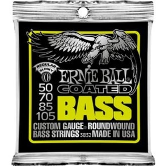 3832 Ernie Ball Coated Bass Strings - Regular Slinky .050 - .105 - " potažené " struny na basovou kytaru - 1ks