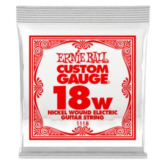 1118 Ernie Ball .018 WOUND Single String - jednotlivá struna na elektrickou kytaru - 1ks