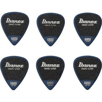 Ibanez Grip Wizard Series Sand Grip Flat Picks - Medium - 6 pcs - kytarové trsátka - 6ks