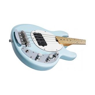 Sterling by MusicMan StingRay RAYSS4-DBL Short Scale, Daphne Blue - basová kytara - 1ks