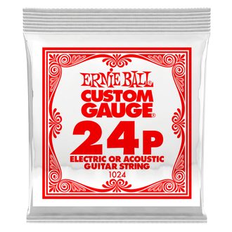 1024 Ernie Ball .024 Electric Plain Single String - jednotlivá struna - 1ks