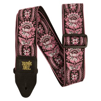 5347 Ernie Ball Pink Orleans Jacquard - kytarový pás - 1ks