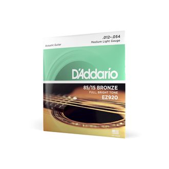 D'Addario EZ920 - 85/15 Bronze - Medium Light - 12 - 54 - struny na akustickou kytaru - 1ks