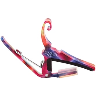 Kyser Capo KG6TDA Quick-change Tie Dye - kapodastr na akustickou kytaru