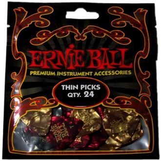 9164 Ernie Ball série SIDEMAN Thin 0.46mm Pearloid Pick - různé barvy, tenké, perleťové trsátko 1ks