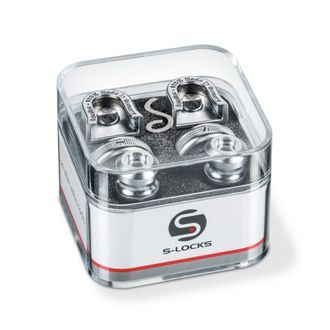 Schaller S-Locks Satin Chrome - zámky na popruh 2ks