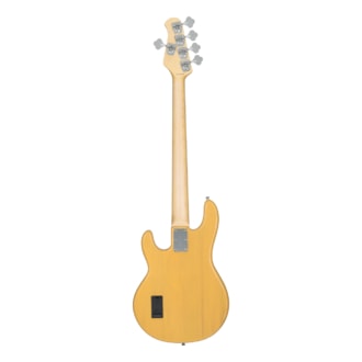 Sterling by MusicMan Classic Active RAY25CA-BSC 5 String Bass, Butter Scotch finish, 2 band EQ, Mahagony body, Antique Stained maple neck - basová kytara