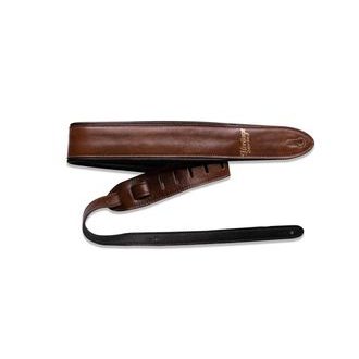 Heritage USA - Premium Leather Guitar Strap - Brown - kožený pás - 1ks