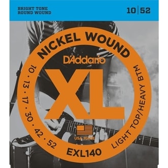D´Addario EXL140 Nickel Wound Electric Light Top-Heavy Bottom .010-.052 struny na elektrickou kytaru