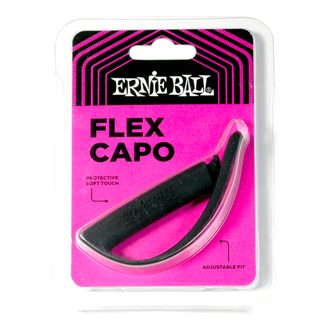 9645 Ernie Ball Flex Capo - Black - kapodastr na kytaru - 1ks