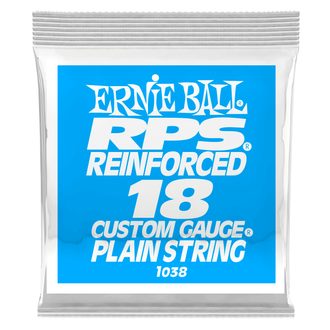 1038 Ernie Ball .018 RPS Reinforced Plain Electric Guitar Strings Single - 1ks