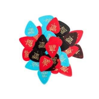 9170 Ernie Ball série SIDEMAN Thin 0.46mm Assorted Color Cellulose Pick -  různé barvy, tenké, celuloidové trsátko - 24ks