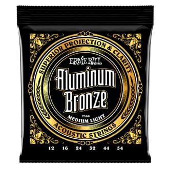 2566 Ernie Ball  Aluminium Bronze Medium Light - .012 - .054 - struny na akustickou kytaru - 1ks