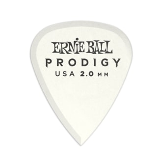 9202 Ernie Ball Prodigy White 1s Standard 2.0mm Picks - kytarové trsátko  1ks