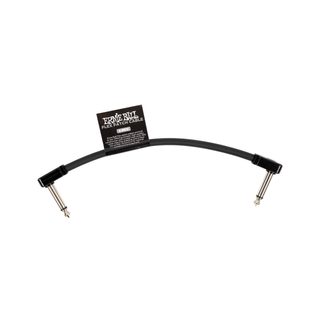 6439 Ernie Ball Flex Patch Cable 6" Black Single - propojovací kabel - 15.24cm - 1ks