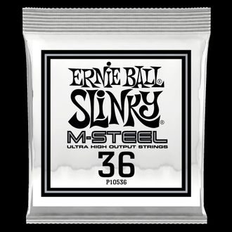 10536 Ernie Ball - M-Steel Wound Electric Guitar Strings Single - .036 - jednotlivá struna - 6ks