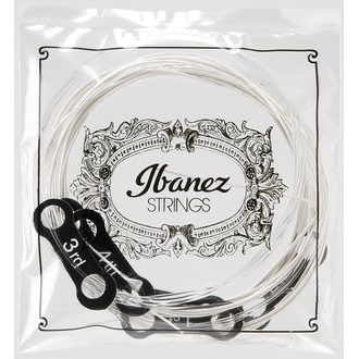 Ibanez - ICLS6NT - Clear Nylon & Silver Plated Wound - .028 - .041 - Normal Tension - struny na klasickou kytaru - 1ks