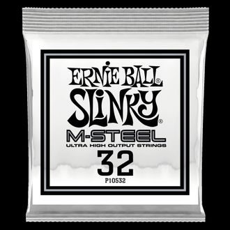 10532 Ernie Ball - M-Steel Wound Electric Guitar Strings Single - .032 - jednotlivá struna - 6ks