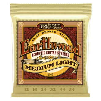 2003 Ernie Ball  Earthwood Medium Light .012 - .054 Acoustic 80/20 Bronze - struny na akustickou kytaru