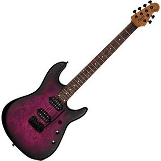 Sterling By MusicMan RICHARDSON 6-CPBS Cutlass, Cosmic Purple Burst Satin - elektrická kytara