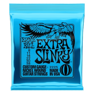 2225  Ernie Ball Extra Slinky Nickel Wound Electric Guitar Strings .008 - .038 - struny na elektrickou kytaru - 1ks