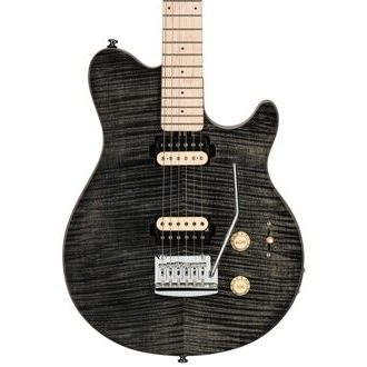 Sterling by MusicMan - ST-AX3FM-TBK-M1 - Guitar Axis AX3 Flame Maple - Trans Black - elektrická kytara - 1ks