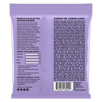 2257 Ernie Ball Ultra Slinky Classic Rock n Roll Pure Nickel Wrap Electric Guitar Strings 10-48 Gauge - struny pro elektrickou kytaru - 1ks