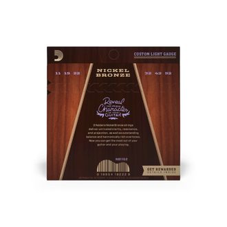D´Addario NB1152 Nickel Bronze - .011-.052 - struny na akustickou kytaru - 1ks
