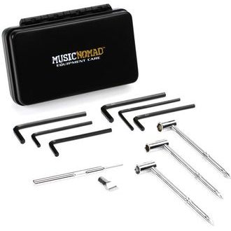 MusicNomad MN235 Premium Guitar Tech Truss Rod Wrench Set - 11 pcs - profesionální set 11 klíčů na seřízení nástroje