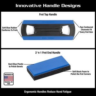 MusicNomad MN860 Tracers Fret Finishing Kit - 6 pc.- set na úpravu pražců - 6ks